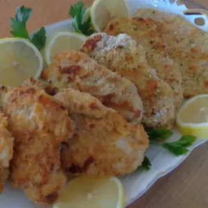 Baked Chicken Schnitzel
