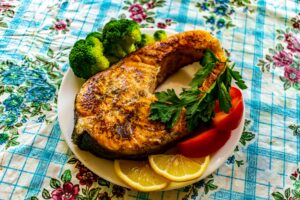 Healthy Grilled Salmon with Lemon and Herbs