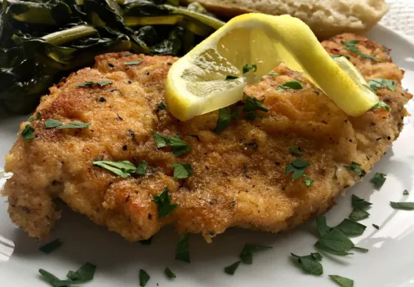 Baked Chicken Schnitzel