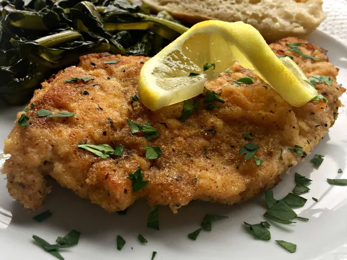 Baked Chicken Schnitzel